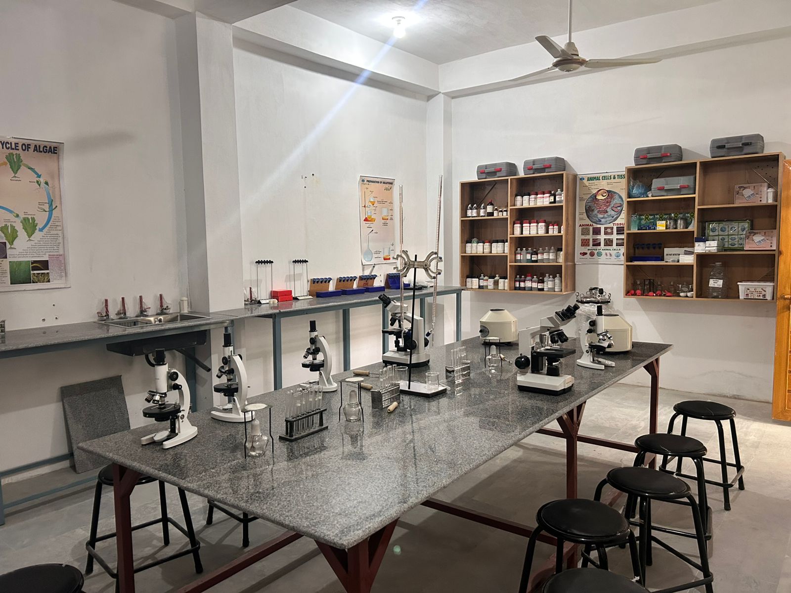 Science Laboratory Main Area